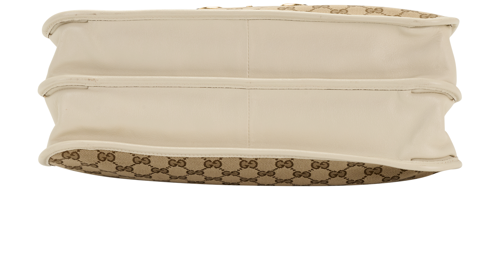 Horsebit 1955 Tote, &pound;750, Handbags, Beige/Cream, Canvas/Leather, Top view
